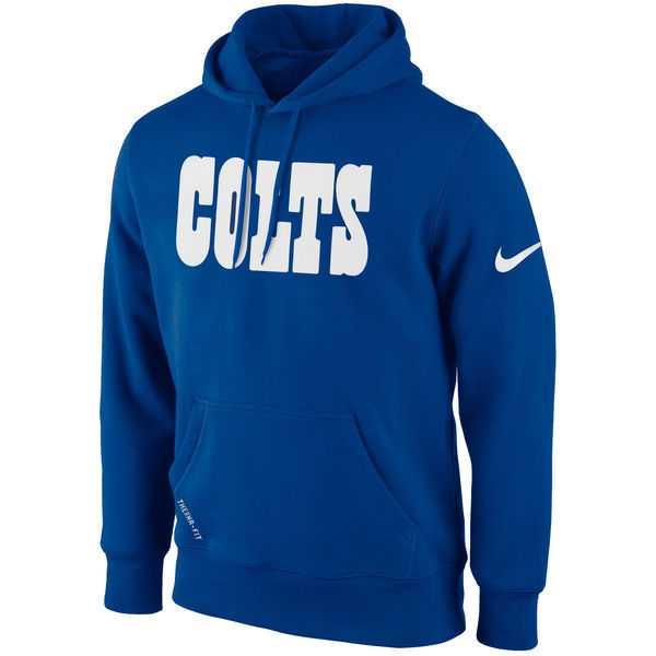 Men's Indianapolis Colts Nike KO Wordmark Essential Hoodie - Royal Blue,We sell and wholesale Men's Indianapolis Colts Nike KO Wordmark Essential Hoodie - Royal Blue on line form chian!